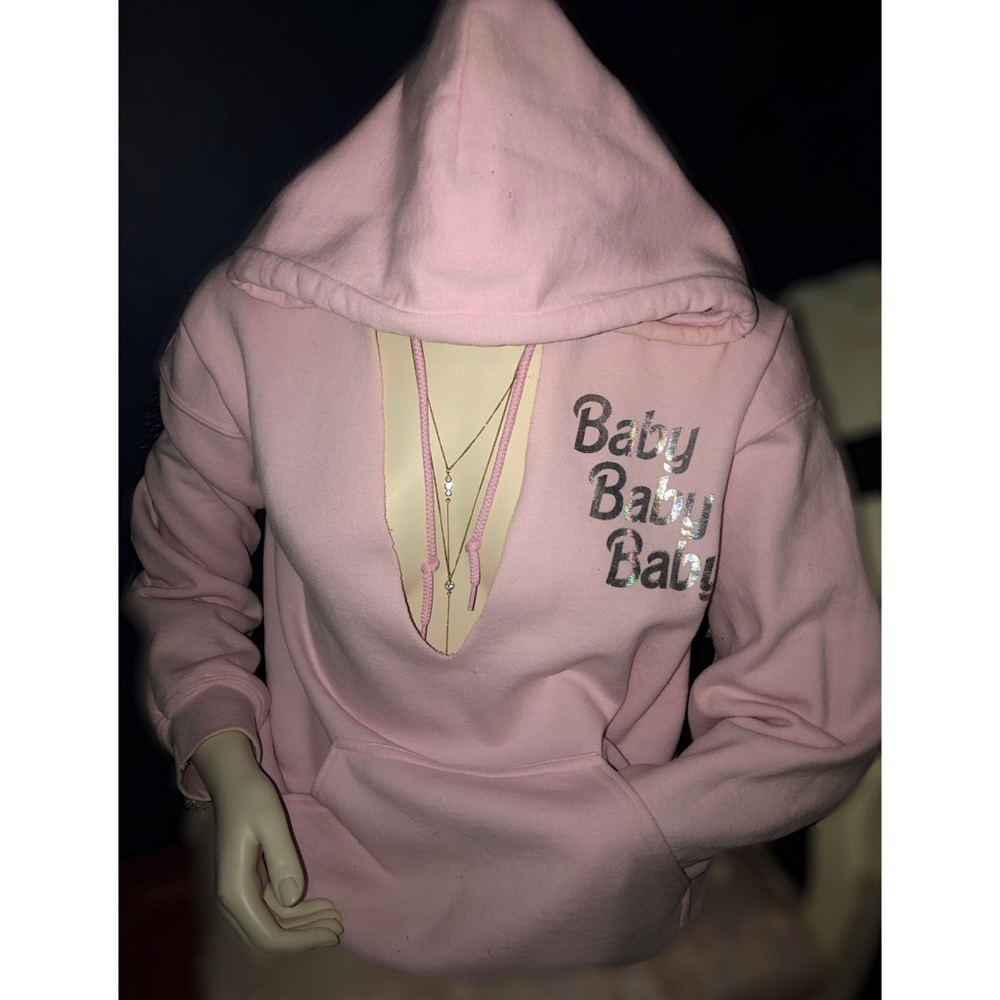 Pink hoodie